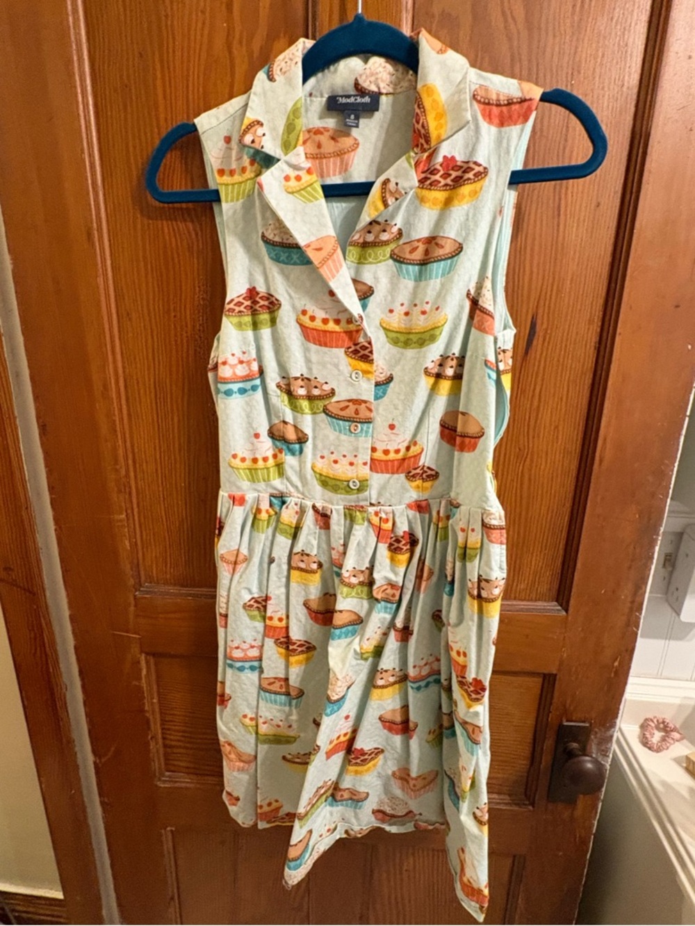 ModCloth pie Print Sleeveless Dress